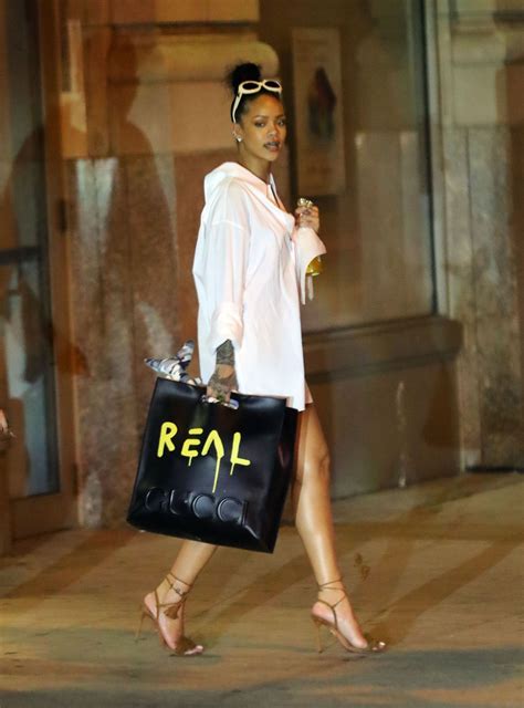 real gucci bag rihanna|Rihanna designer bags.